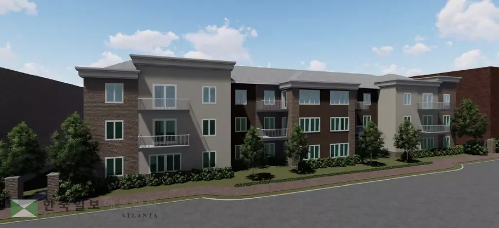 이달 말 착공해서 1년 뒤 완공예정인 둘루스 레인보우 빌리지 아파트 조감도.<사진=레인보우 빌리지 제공>