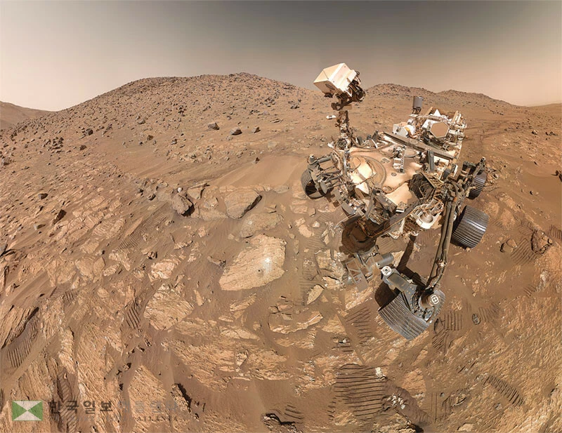  NASA 화성 탐사 로버 퍼서비어런스가 찍은 사진. [로이터]