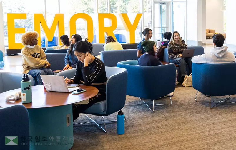 에모리대가 유에스 뉴스 앤 월드 리포트가 발표한 2025 대학 순위에서 조지아에서는 가장 높은 24위로 평가됐다,<사진=에모리대 웹사이트 캡쳐>