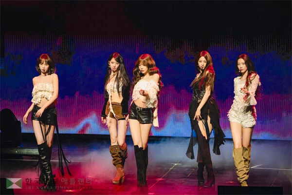  르세라핌 북미 투어 현장사진 /사진제공=쏘스뮤직