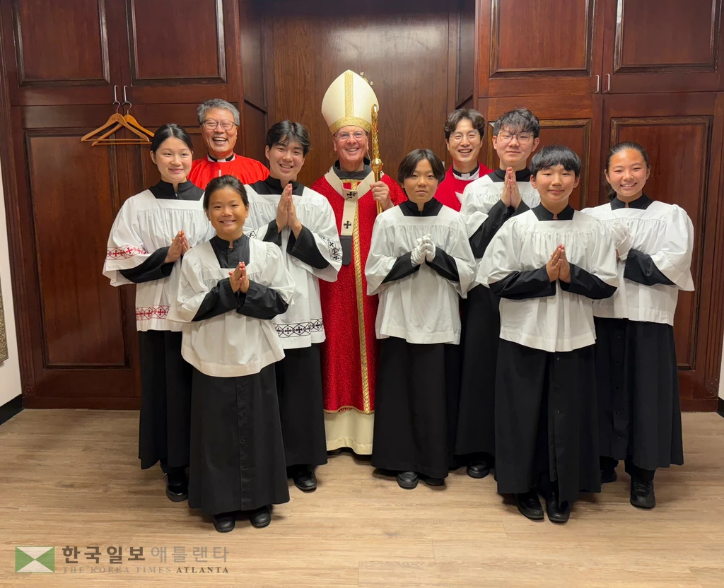 신부님과 복사단