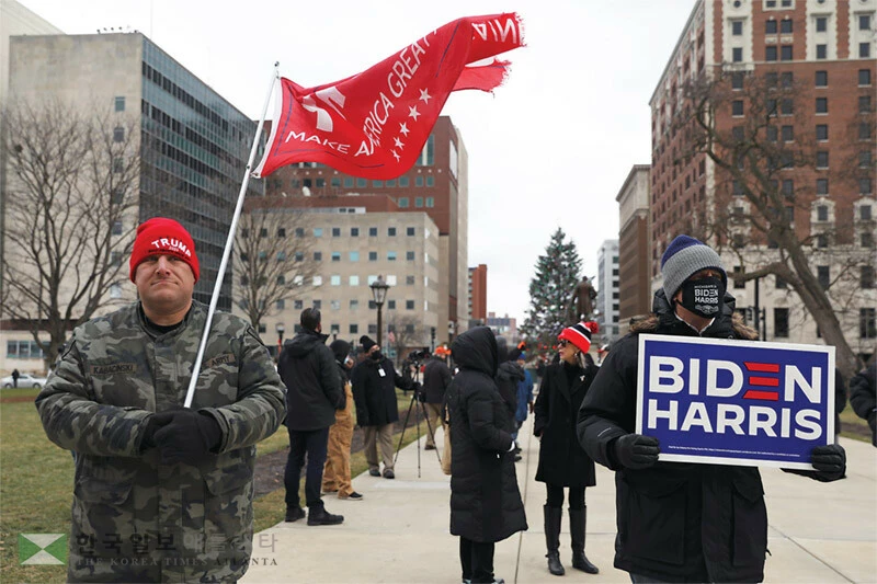  미국 국민 대다수는 지난 대통령 선거 결과에 대해 ‘하나님이 개입하지 않았다’고 생각하는 것으로 조사됐다. [로이터]