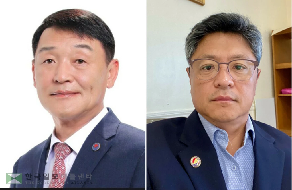 이경철 명예회장(왼쪽)과 이영준 부회장.