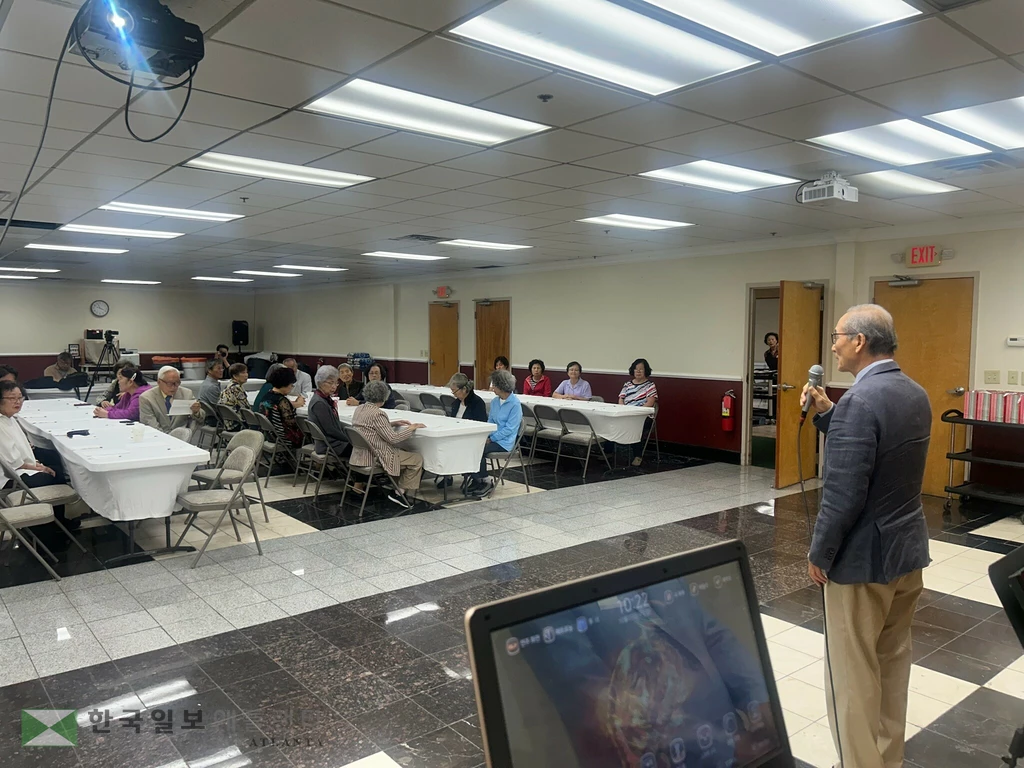 민수종 이사장의 인사말.