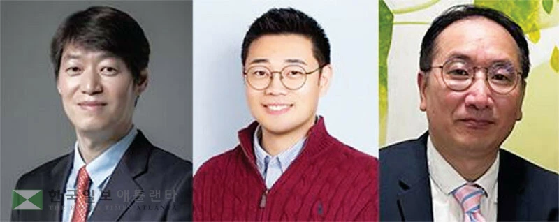  재미한인기독선교재단 제1회 통일신학 논문 공모전 수상자들. 왼쪽부터 대상 김상수 박사, 우수상 한신성 목사, 박준호 박사. [KCMUSA 제공]