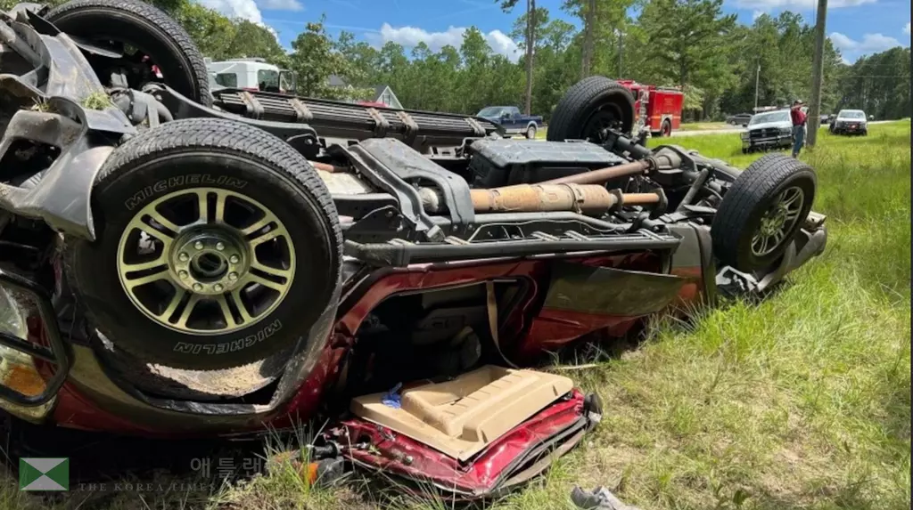 지난 2022년  조지아 은퇴부부가 포드 픽업트럭을 타고 가다 전복사고로 사망했다. 연방법원은 포드 측에 부부자녀에 대한 25억달러 배상명령을 내렸다.<사진=버틀러 법률회사>