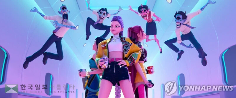  넷플릭스 애니메이션 영화 ‘케이팝 데몬 헌터스’ 속 한 장면 [넷플릭스 제공. 재판매 및 DB 금지]