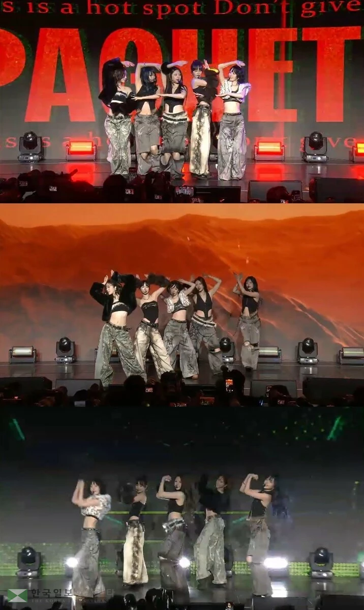 엔비디아 행사 출연한 르세라핌[쏘스뮤직 제공. 재판매 및 DB 금지]