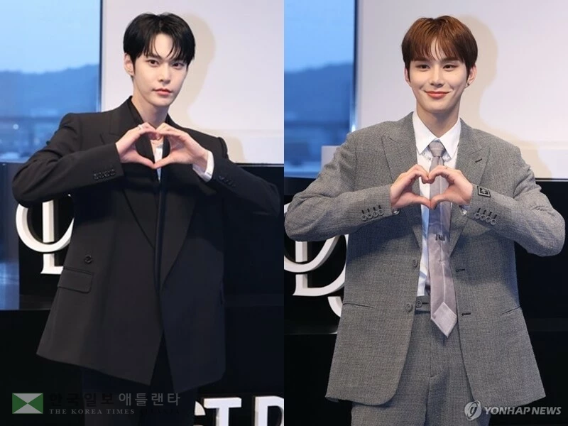 왼쪽부터 NCT 도영, 정우[연합뉴스 자료사진. 재판매 및 DB 금지]