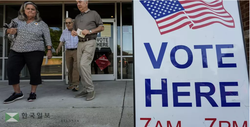 4일 메트로 애틀랜타의 한 투표소 모습. 이번 선거 투표율은 19~21%로 추정되고 있다.<사진=NPR>
