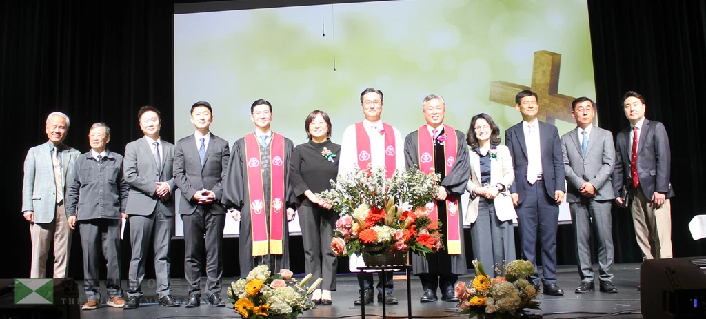 취임식 참가 목회자들.