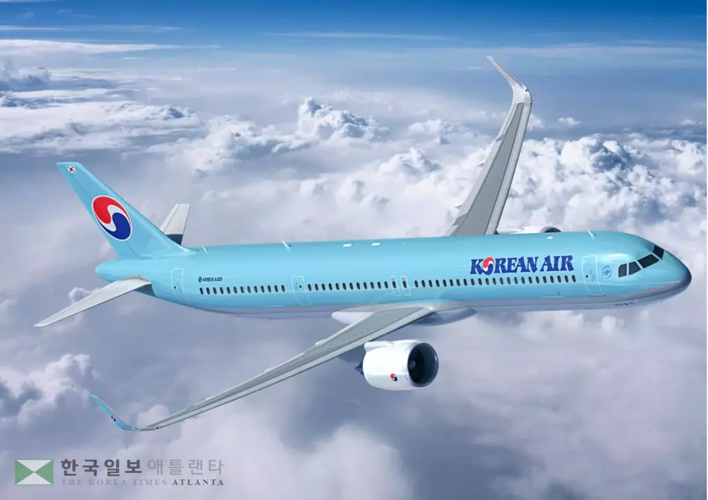 에어버스의 A320 계열 여객기 긴급 리콜로 대한한공과 아시아나 항공 등  한국 항공사의 미주 노선 운항에도 차질이 예상된다. 대한항공이 보유한 A320 네오 여객기.<사진=대한항공 뉴스룸 웹사이트 캡쳐>