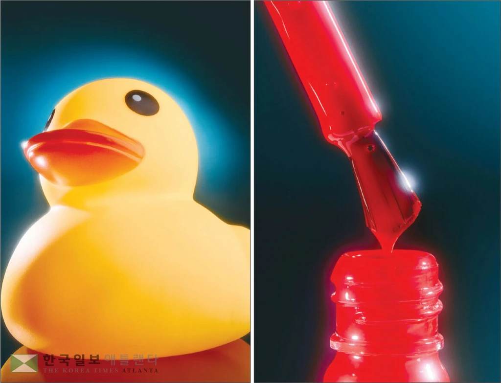 고무 오리와 같은 장난감 제품에는 프탈레이트 사용이 금지돼 있다. 그러나 네일 광택제 등은 여전히 프탈레이트를 함유하고 있다. <Stephanie Gonot/For The Washington Post>