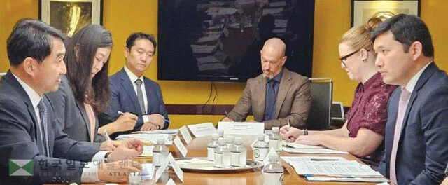  9월 30일 워싱턴DC에서 조지아주 한국인 구금 사태의 재발방지를 위해 ‘비자 워킹그룹’ 첫 회의가 열리고 있다. [외교부 제공]