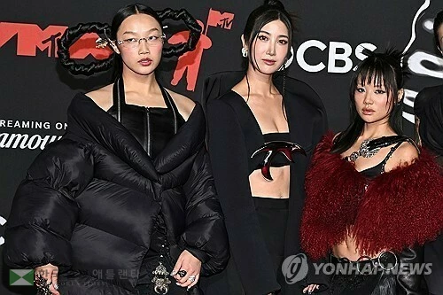 케데헌' 헌트릭스 실제 가수 오드리 누나, 이재, 레이 아미[AP 연합뉴스 자료사진. 재판매 및 DB 금지]