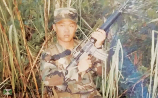 한국으로 추방된 박세준씨의 미군 현역 근무 당시 모습.
