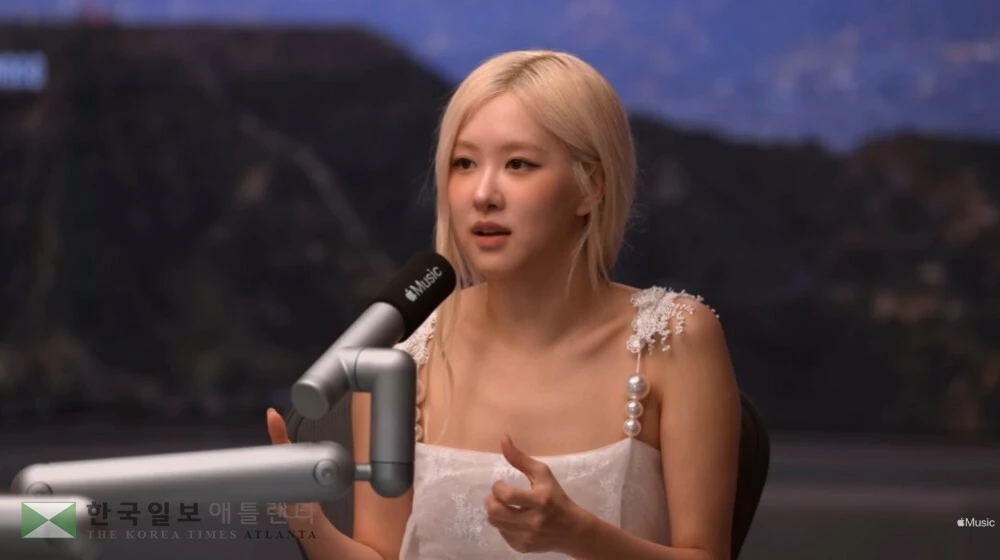 블랙핑크 로제[[애플뮤직 유튜브 캡처. 재판매 및 DB 금지]