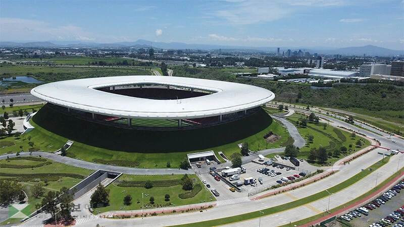  한국이 2026 월드컵 조별리그 1, 2차전을 치를 멕시코 과달라하라의 아크론 스테디엄. [로이터]