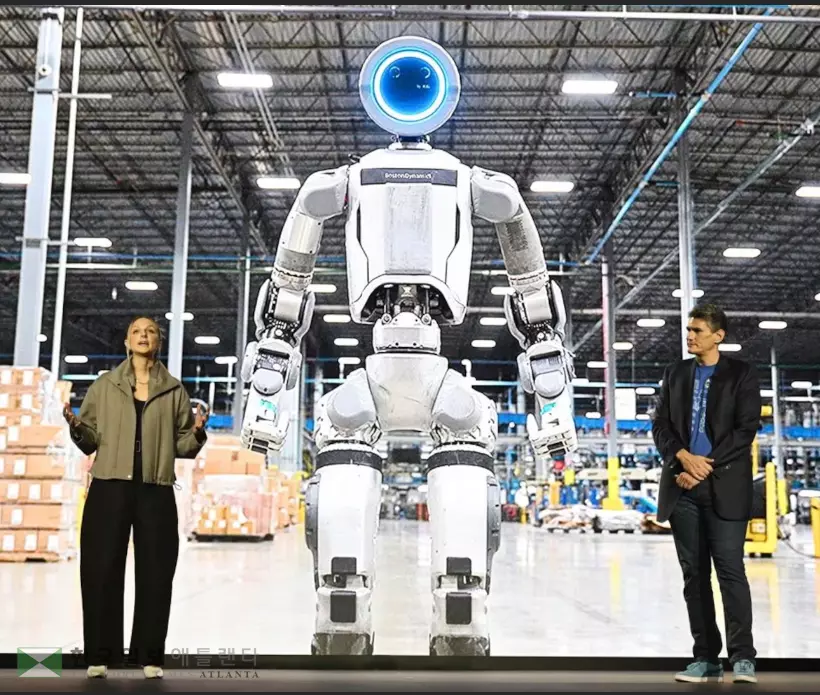 현대차와 자회사 보스턴 다이내믹스가 2028년부터 매타플랜트에서 생산할 휴머노이드 AI로봇 '아틀라스' <사진=현대차 그룹 제공>