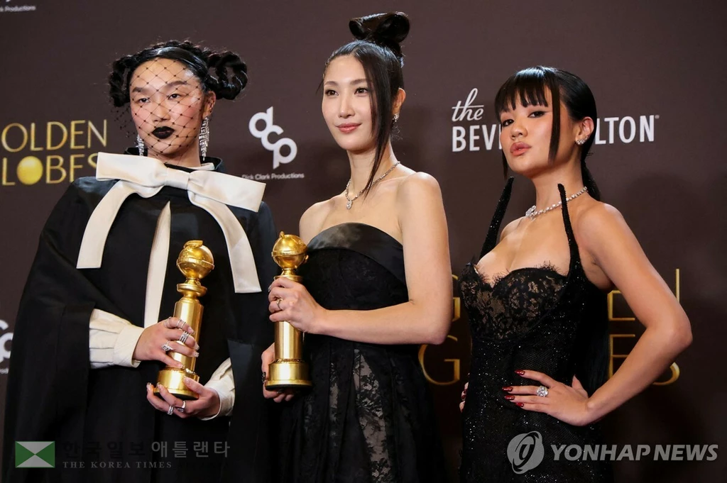 '케이팝 데몬 헌터스' 제83회 골든글로브 시상식 주제가상 수상[로이터=연합뉴스. 재판매 및 DB 금지]