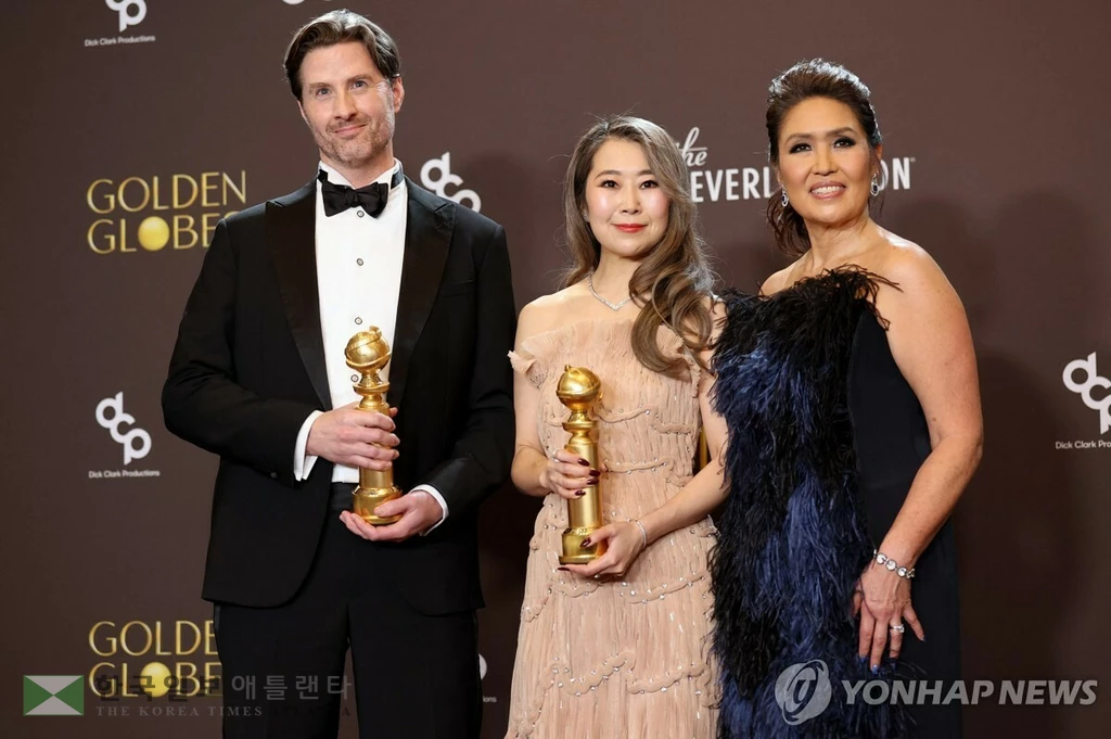 '케이팝 데몬 헌터스' 제83회 골든글로브 시상식 애니메이션상 수상[AFP 연합뉴스 자료사진. 재판매 및 DB 금지]