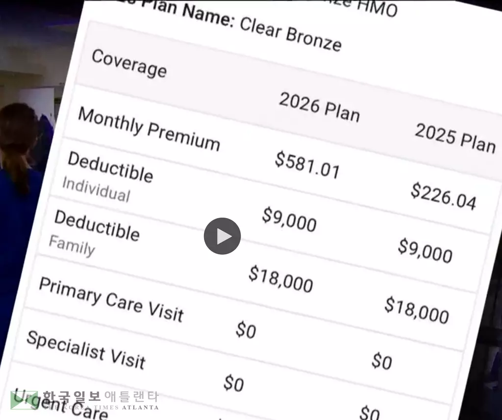 11얼라아브 뉴스가 전한 콜먼의 새해 보험료 명세서. 월 납입료가 지난해보다 배가 올랐다.