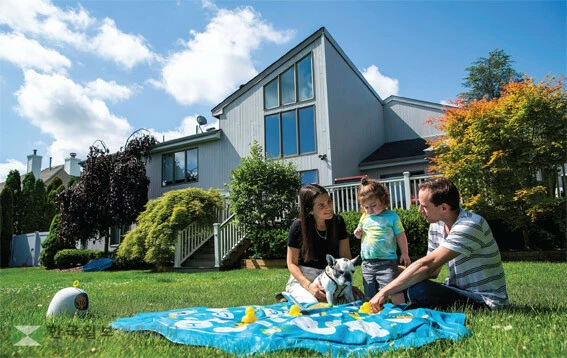 평균 주택 면적이 두 배 가까이 늘어났지만 거주자들의 행복도는 크게 높아지지 않은 것으로 조사됐다.          <로이터>