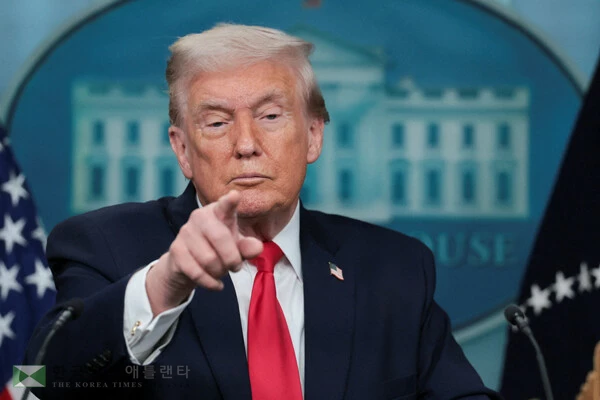  도널드 트럼프 대통령[로이터]