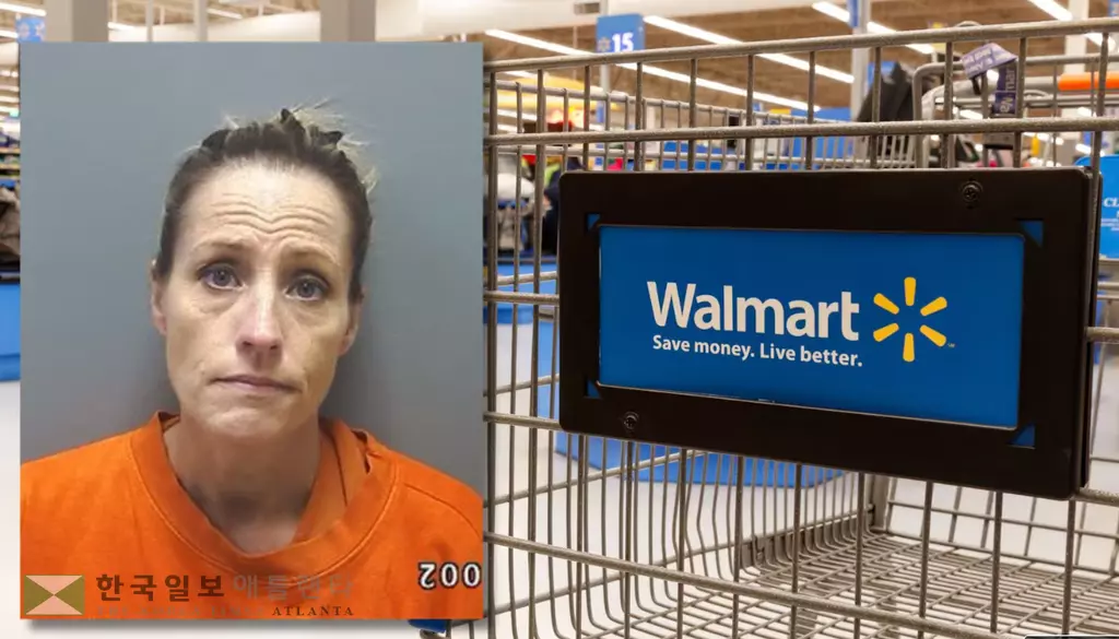 지난해 11월과 12월 두 달 동안 월마트 매장에서 98차례에 걸쳐 944달러 어치의 물품을 훔친 초등학교 현직 교감이 수사를 받고 있다.<사진-WSB-TV>