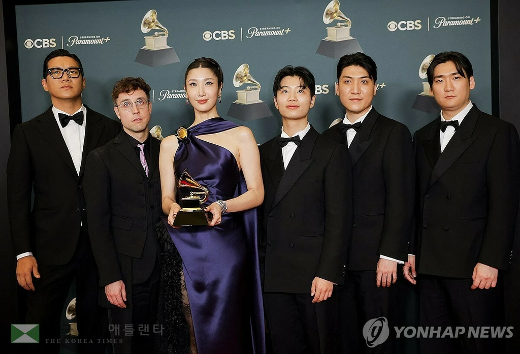 케데헌 '골든', K팝 최초 그래미 수상[로이터=연합뉴스. 재판매 및 DB 금지]