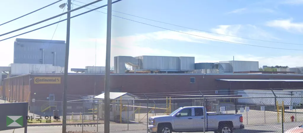 콘티넨탈 타이어 아메리카는 반즈빌 공장을 올해 말까지 폐쇄한다, 이에 따라 235명의 전직원은 순차적으로 모두 해고된다, 반즈빌 공장 전경.<사진=구글맵 캡쳐>
