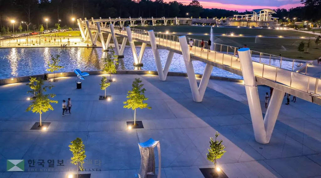 스와니시가 '타운센터 온 메인' 프로젝트로 2026년 혁신도시상을 수상했다. 타운센터 온 메인 전경.<사진=스와니시 제공>