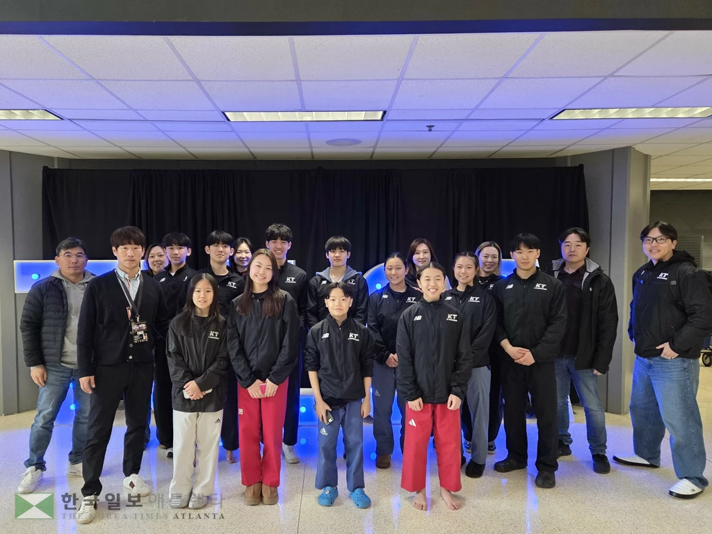 킴스태권도 소속 춤새 선수들이 함께 모였다.