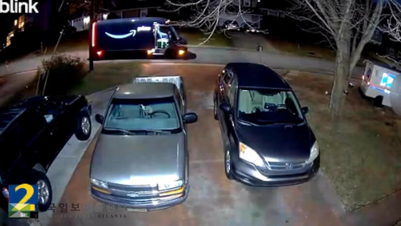 채널2 액션 TV가 입수해 발표한 살해 현장 CCTV. <사잔=채널2 액션 TV 화면 캡처>