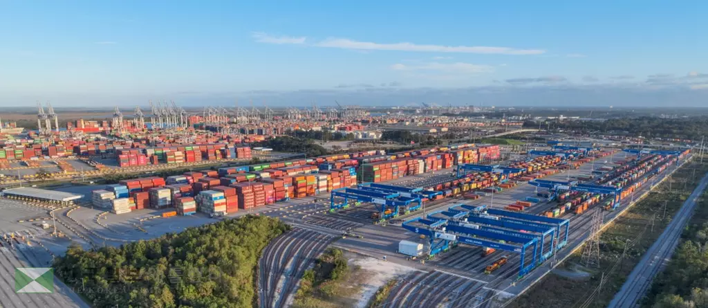 지난해 조지아 수입액은 1,500억달러로 1년전 대비 3%가 늘었다. 조지아 최대 항만인 사바나항구 모습.<사진=조지아 항만청 웹사이트>