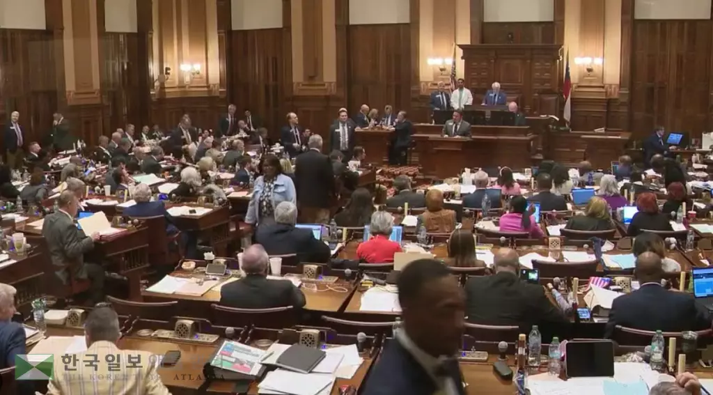 크로스오버 데이인 지난 6일 주의회 법안 토론 모습.<사진=폭스5 뉴스>