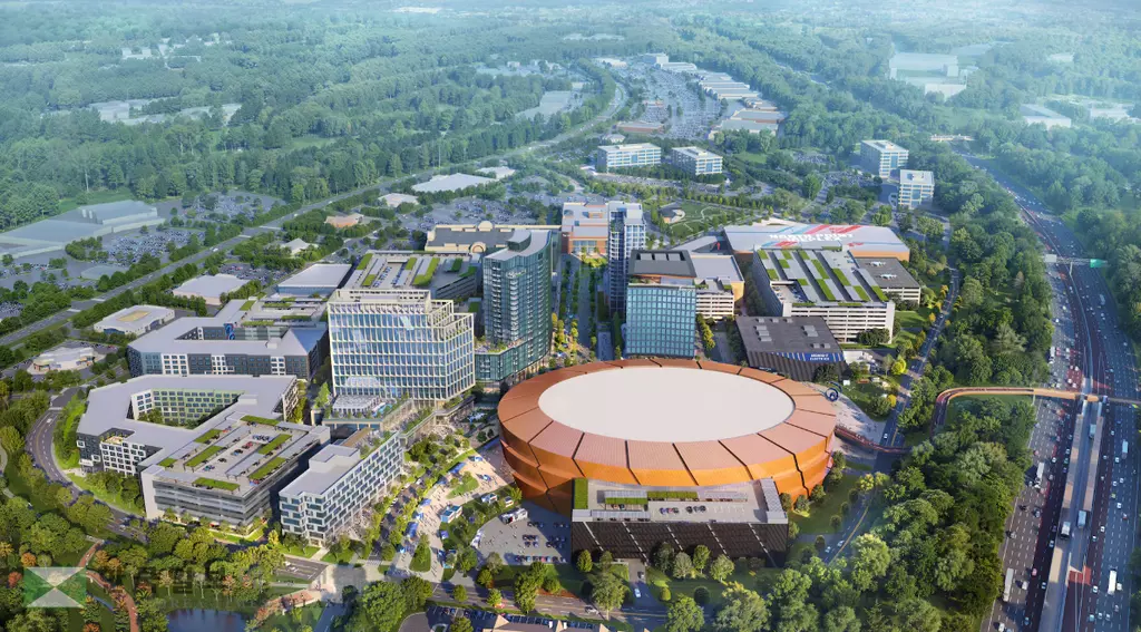 알파레타 노스포인트몰 재개발 게획 조감도.<사진=제임스타운 & 뉴욕 라이프 제공>