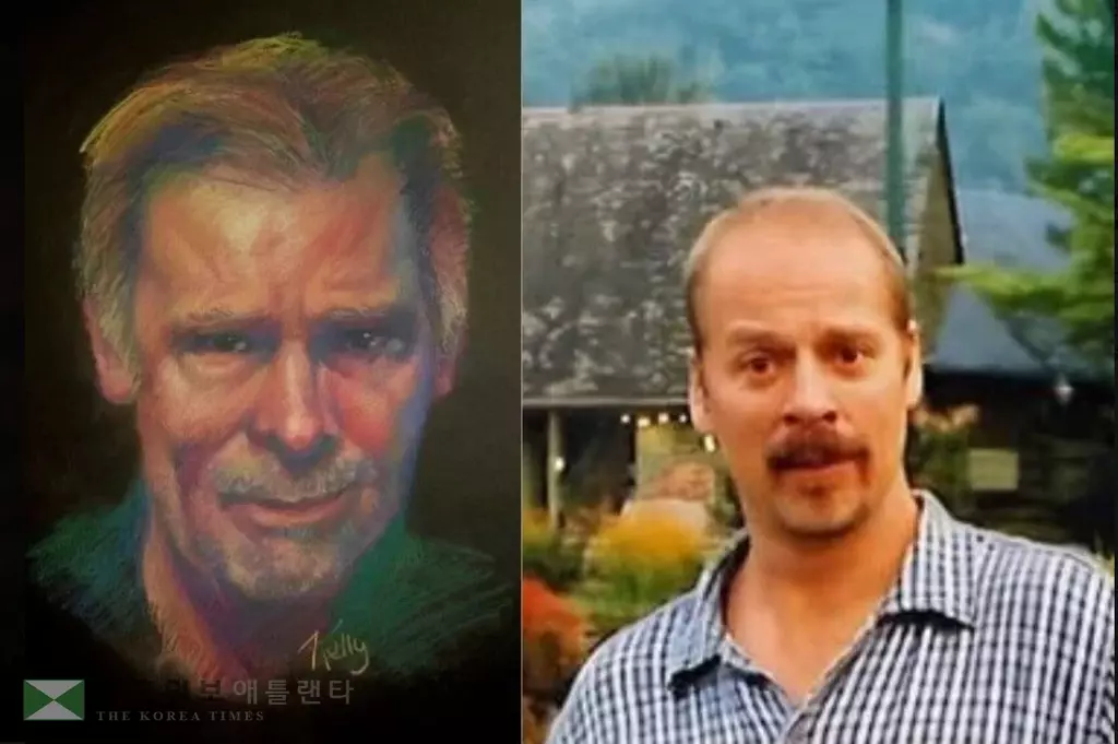 GBI 법의학팀이 두개골을 바탕으로 제작한 윌리암스 얼굴 스케치(사진 왼쪽)와 실물 사진.<귀넷 검시관실 제공>