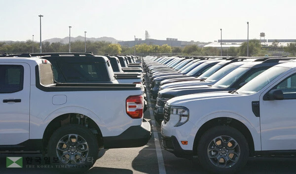  이란 전쟁 여파로 유가가 급등하는 가운데, 미국 브랜드 픽업트럭 라인이 유류비 상승으로 인한 가장 큰 타격을 입을 전망이다. [로이터]