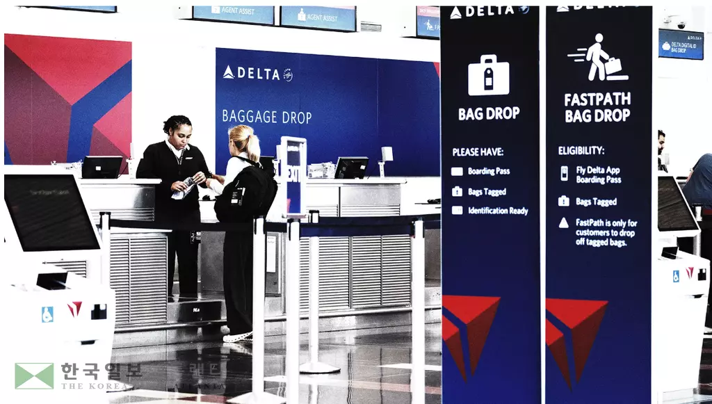 델타항공 국내선과 단기 국제선 수하물 요금이 8일부터 인상된다.<셔터스톡>
