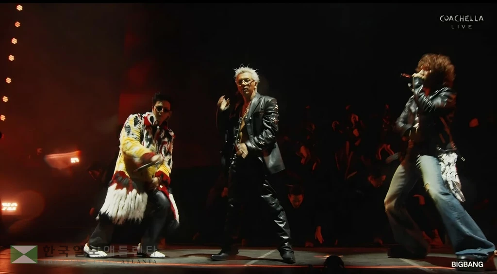 그룹 빅뱅 '코첼라 밸리 뮤직 앤드 아츠 페스티벌' 무대[코첼라 유튜브 캡처. 재판매 및 DB 금지]