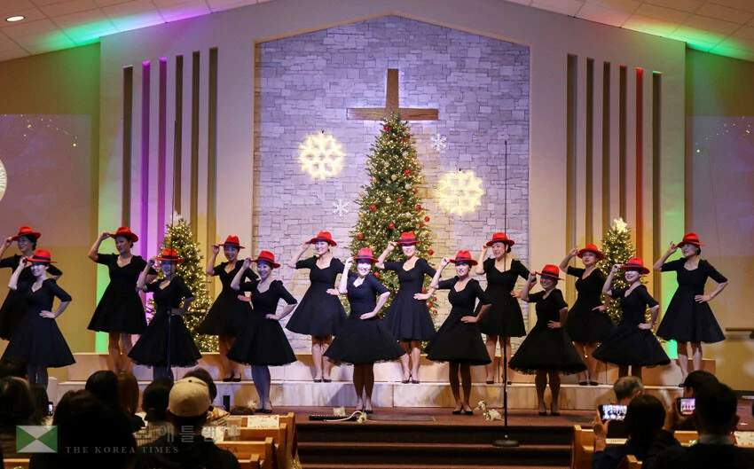 애틀랜타 레이디스 앙상블 공연 모습.