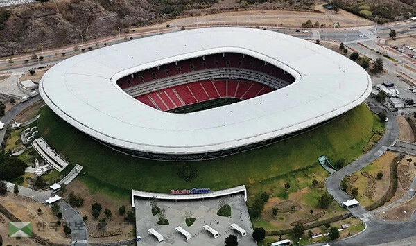 한국의 체코전 및 멕시코전이 열릴 멕시코 과달라하라의 아크론 스테디엄. [로이터]