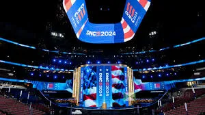 시카고에서 2024년 열린 민주당 전당대회 모습.