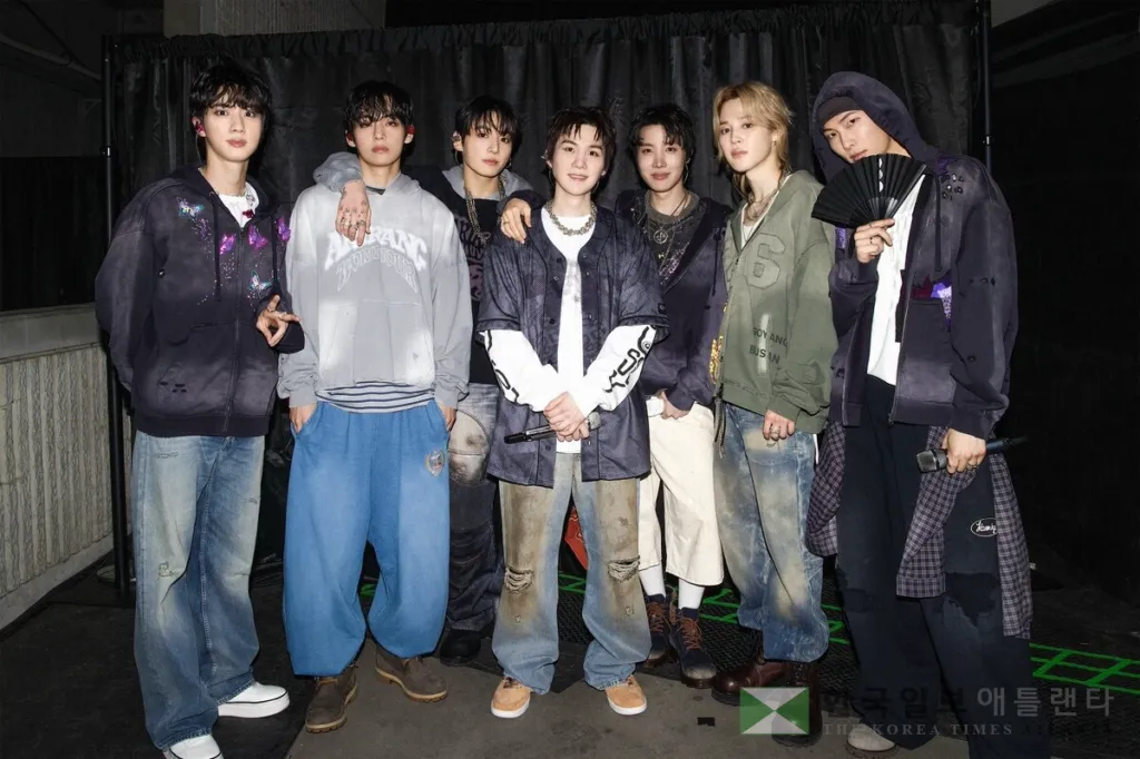 그룹 방탄소년단(BTS)[방탄소년단 엑스(X·옛 트위터). 재판매 및 DB 금지]