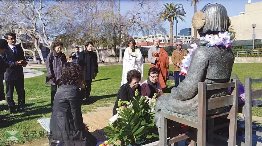 글렌데일 '평화의 소녀상'서 위안부 추모제