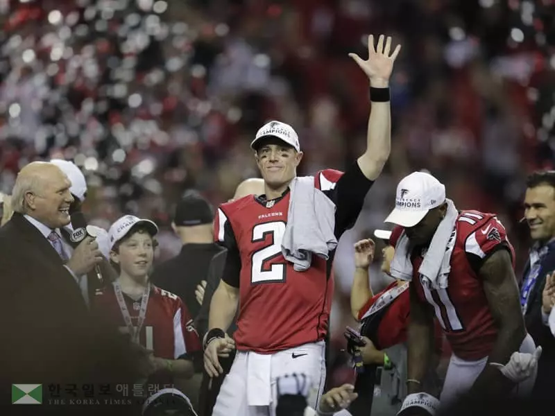 애틀랜타 쿼터백 맷 라이언 MVP 영예