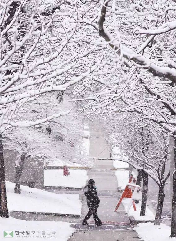 <사진>북동부는 아직 한겨울