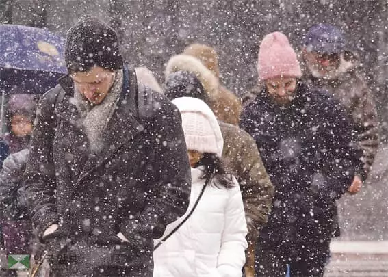 미국 북동부 눈폭풍 강타
