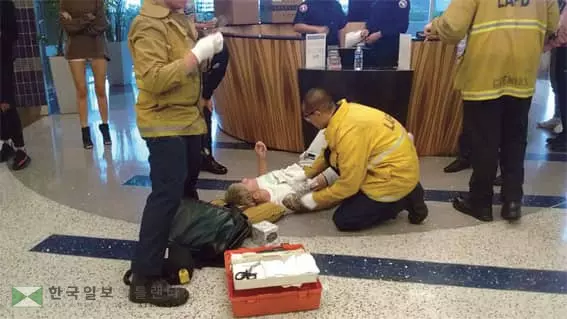 한인타운 고급아파트서 칼부림